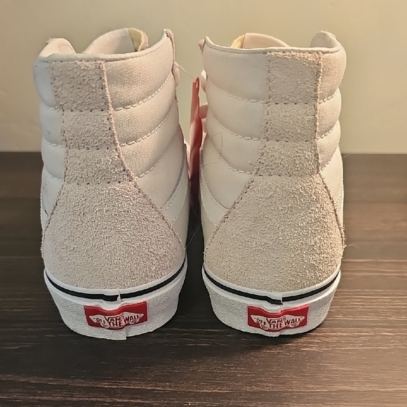 Vans Cream High-Top Sneakers - Picture 4 of 6